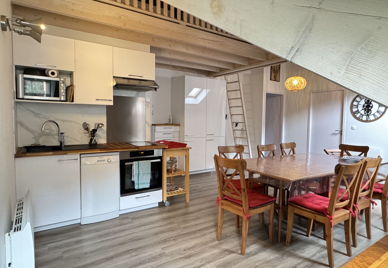 Appartement à Cauterets - Place de la mairie T2 type loft 70m2 terrasse 35m2 