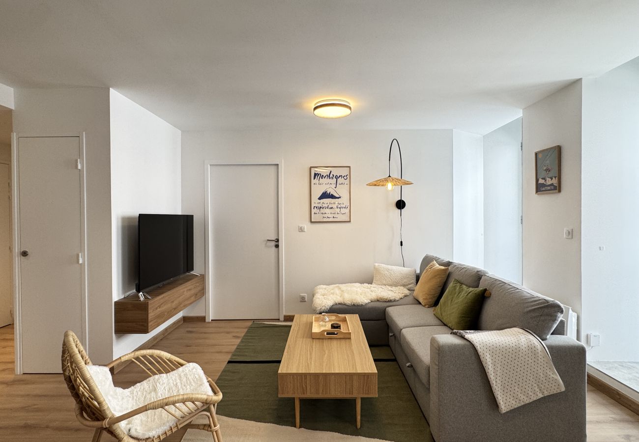 Appartement à Cauterets - Plein centre. Bel apt 3pièces de 70m2 pour 6 pers.